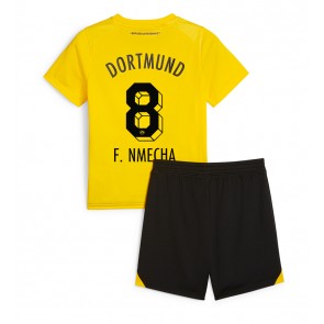 Borussia Dortmund Felix Nmecha #8 Replica Home Stadium Kit for Kids 2023-24 Short Sleeve (+ pants)